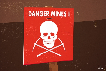 Danger, mines !